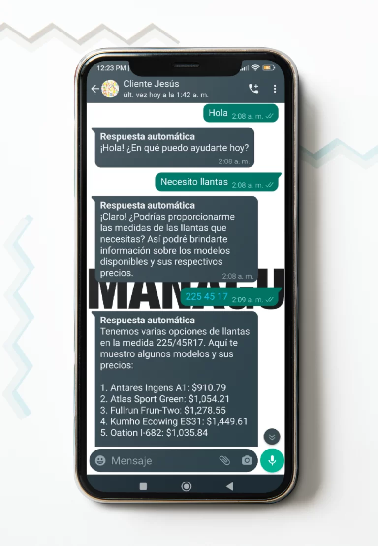 cliente chatbots whatsapp con inteligencia artificial